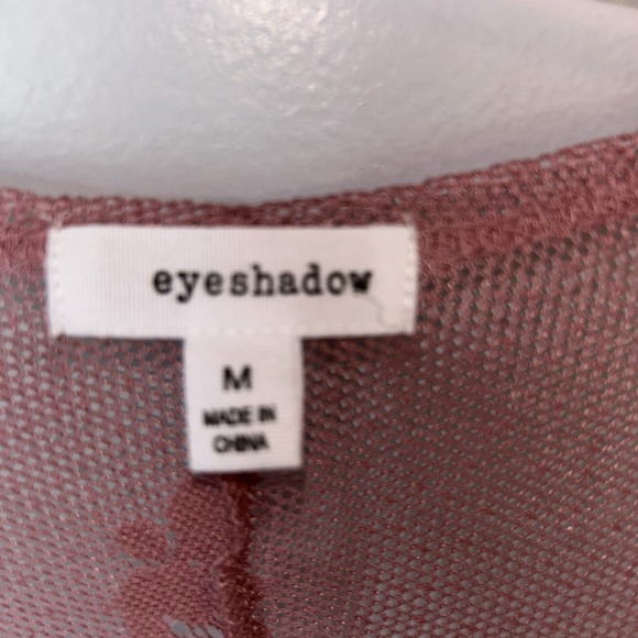 Asymmetrical Mauve Lace Cardigan Fairy Whimsigoth Boho Cottagecore Size Medium - Picture 5 of 8